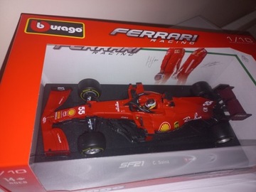 Bburago bolid F1 Ferrari Carlos Sainz,skala 1:18