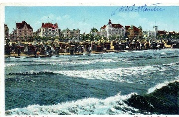 Swinemunde Świnoujście morze plaża 1922