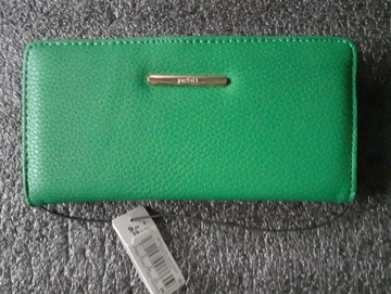 Zielony portfel (etui na banknoty i karty) PARFOIS