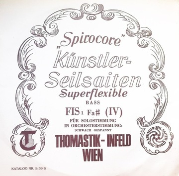 Struna Kontrabasowa Thomastik-Infeld SpirocoreF#  