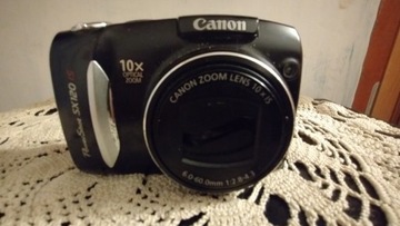 Uszkodzony Canon PowerShot SX120IS