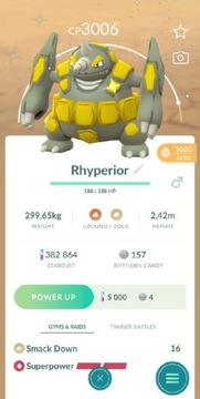 Pokemon GO shiny rhyperior 