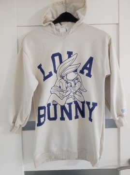 Zara super długa luźna bluza królik Bugs 152