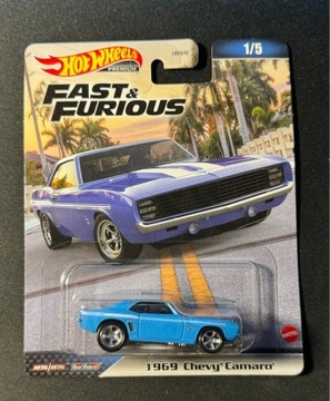 Hot Wheels Premium 1969 Chevy Camaro