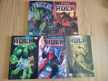 Nieśmiertelny Hulk tom 1-5 komplet Marvel Fresh
