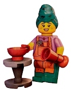 Lego minifigures seria 24 garncarka 71037