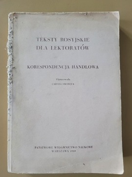 Korespondencja handlowa. Teksty rosyjskie