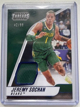 Jeremy Sochan karta NBA z koszulka limit 99