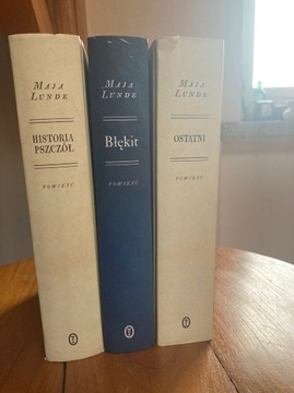 Książki - Maja Lunde - Błękit, Ostatni, Historia p