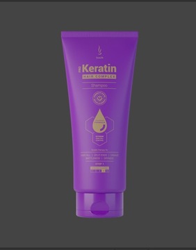 Keratin Hair Complex Shampoo 200ml miękkie lśniące