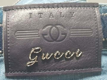 GUCCI  spodnie dżinsy spodnie damskie jeans 