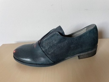 Buty włoskie SOPHIA ROMA skórzane mokasyny półbuty