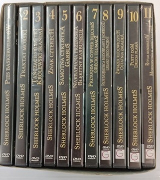 Sherlock Holmes kolekcja 11 płyt DVD