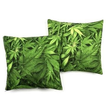 Poszewka na poduszkę 40x40cm Weed Marihuana Zioło 