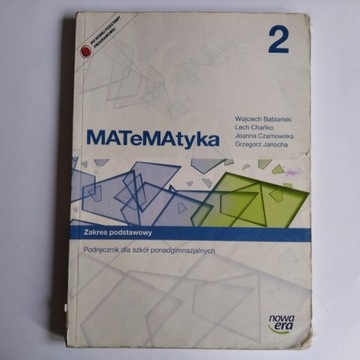 Matematyka 2 Podręcznik Zakres podstawowy