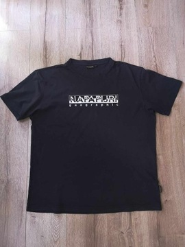 Męska koszulka Napapijri Sella XL t-shirt czarny