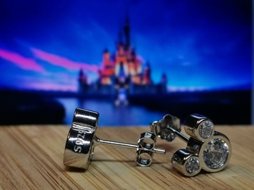 Kolczyki Disney Myszka Miki srebrne sztyft