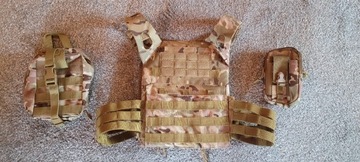 Plate Carrier - ASG - nowy +  apteczka, ładownica