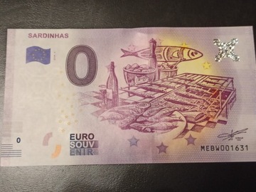 0 Euro SARDINHAS Portugalia - 2019