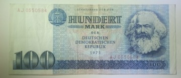 100 marek niemieckich 1975