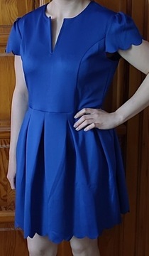 Suknia , sukienka niebieska , granatowa