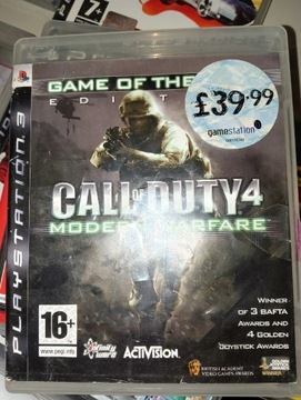 Gra Call of duty 4 modern warfare na ps3