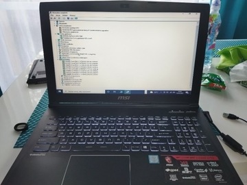 Kod 43 Laptop MSI Leopard Pro GP62MVR 6RF GTX 1060