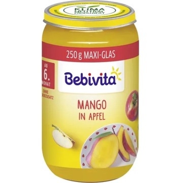Bebivita Bio danie  w słoiczku, mango z jabłkiem