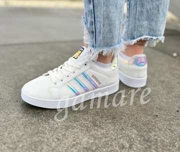 Adidas superstar 36-41 białe paski wiosenne nowe