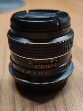 SMC Takumar 2/55 + adapter Canon EF