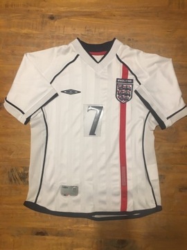Koszulka Umbro Anglia 2002 Beckham 7