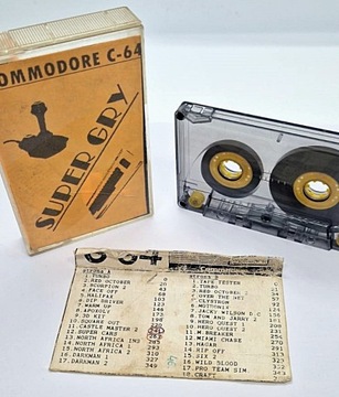 Commodore C-64 - kaseta z grami 