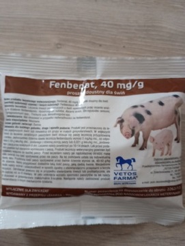 Fenbenat 40mg/g proszek doustny dla świń