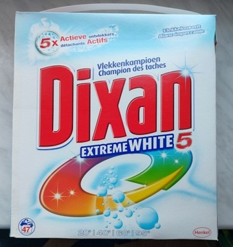 DIXAN EXTREME WHITE proszek do białego 3,76 kg BE