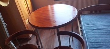 Stół dębowy 4 krzesla