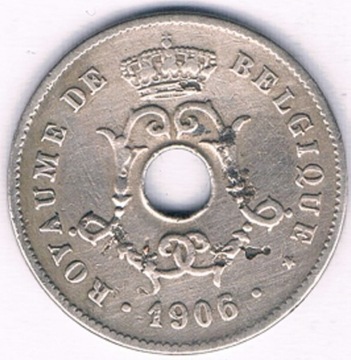BELGIA FR 10 cent 1906