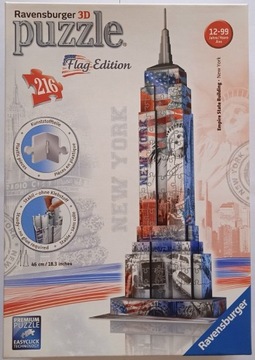 Puzzle 3D Empire State Building Flag Edition 