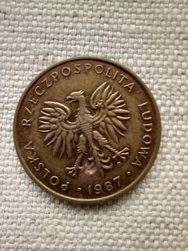 Moneta 5zł z PRL-u 