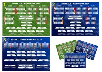 Terminarz EURO 2024 w Niemczech. Do wypełniania. Do samodzielnego druku. 