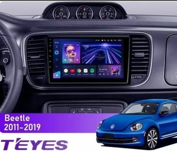 Radio Teyes CC3 6+128Gb VW Beetle A5 2011 - 2019