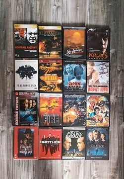 17 filmów różne gatunki, także hity dvd bdb+