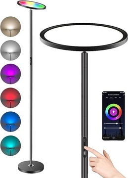 Anten Lampa stojąca LED, ściemniana RGB 