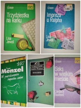 Zestaw książek romanse literatura w spódnicy