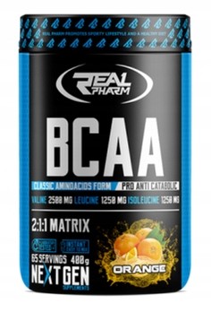 Aminokwasy BCAA RealPharm 400 g cytrynowy