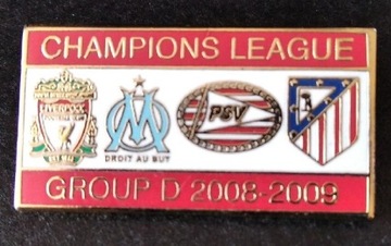 Przypinka Champions League 2008-09 Grupa D