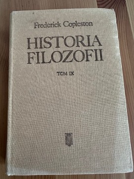 HISTORIA FILOZOFII TOM IX. F. COPLESTON