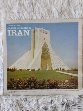 Tourist Map of Islamic Republic of Iran lata 80