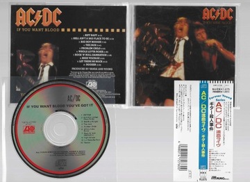AC/DC If You Want Blood (...)  JAPAN OBI 18P2-2760
