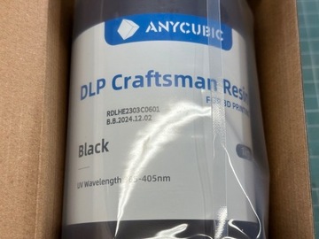 Żywica Anycubic DLP Craftsman - CZARNA - 1kg