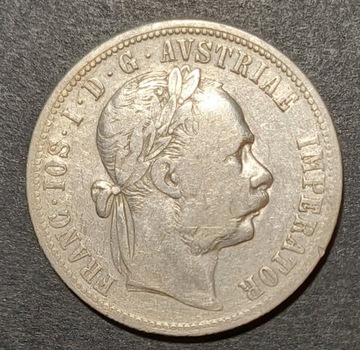 Austria 1 floren 1878 srebro Franc I Joseph